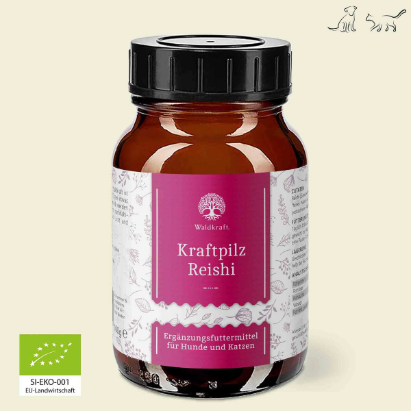 Kraftpilz Reishi – Vitalpilzpulver – 100g